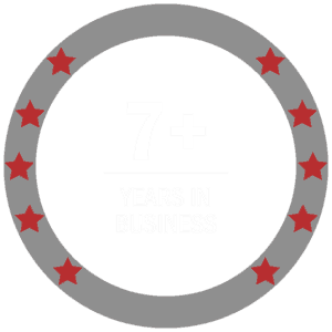 7+ years in business