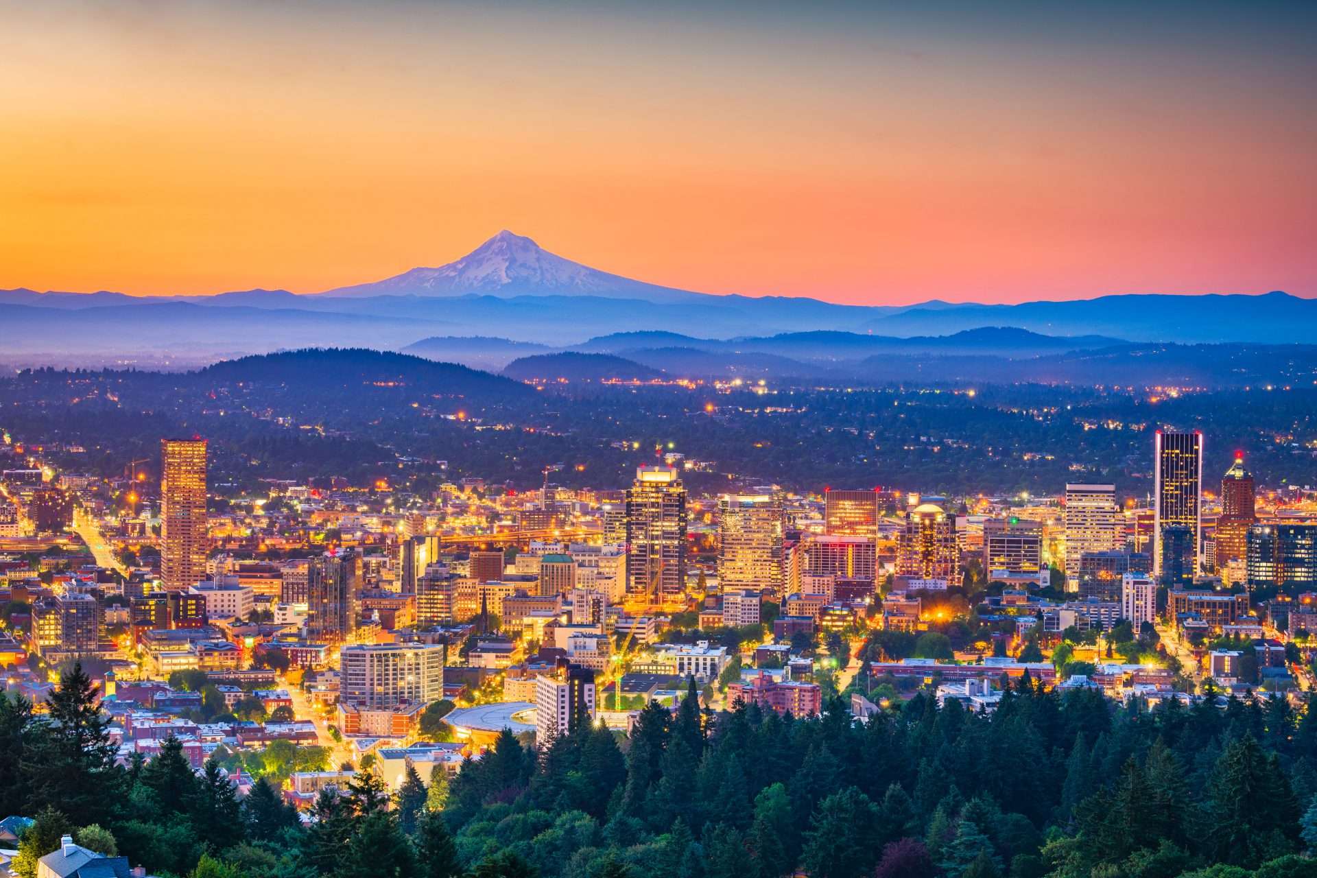 Downtown Portland skyline