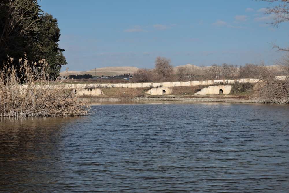 The bridge on the san bernard river in sweeny