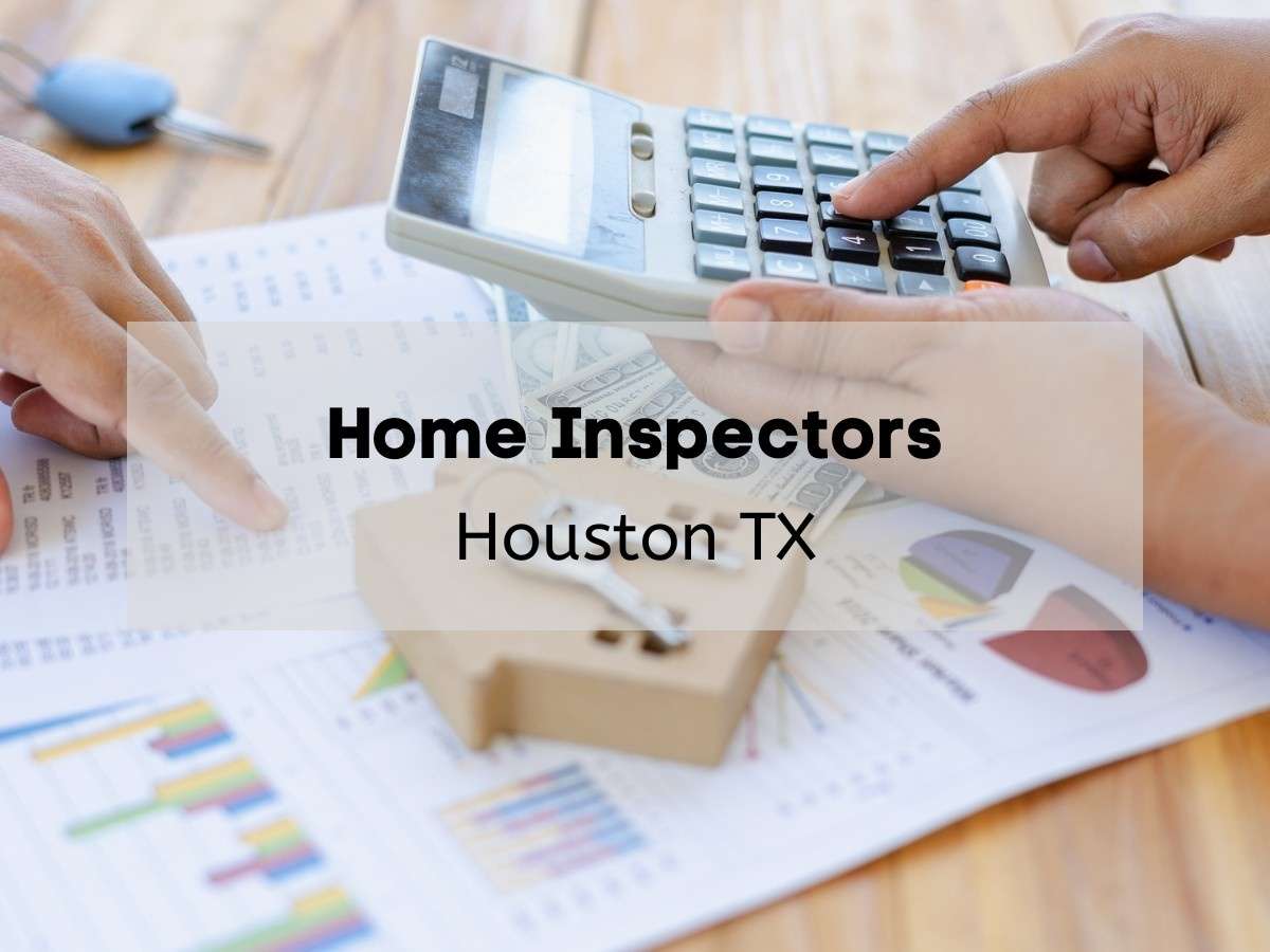 A Houston home inspector calculating the cost of an inspection.