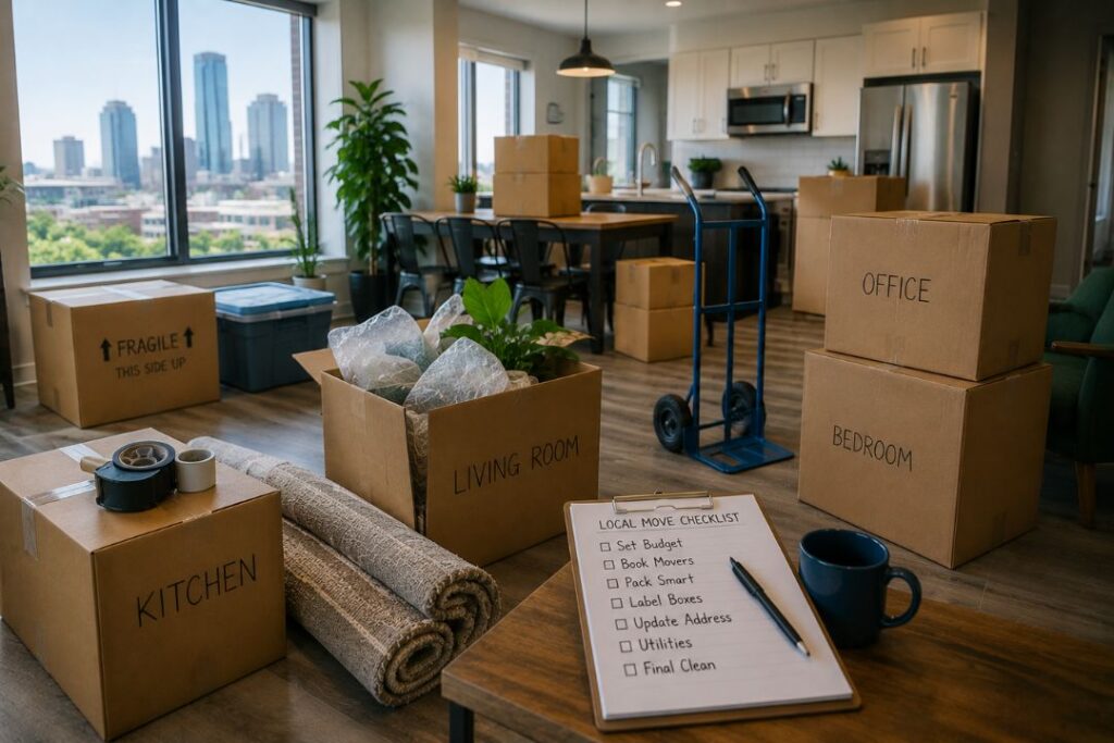 prepping your home before the movers arrive