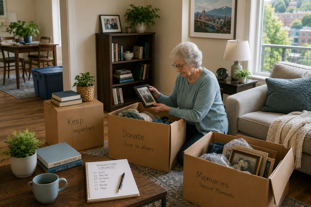 your step-by-step senior moving downsizing checklist